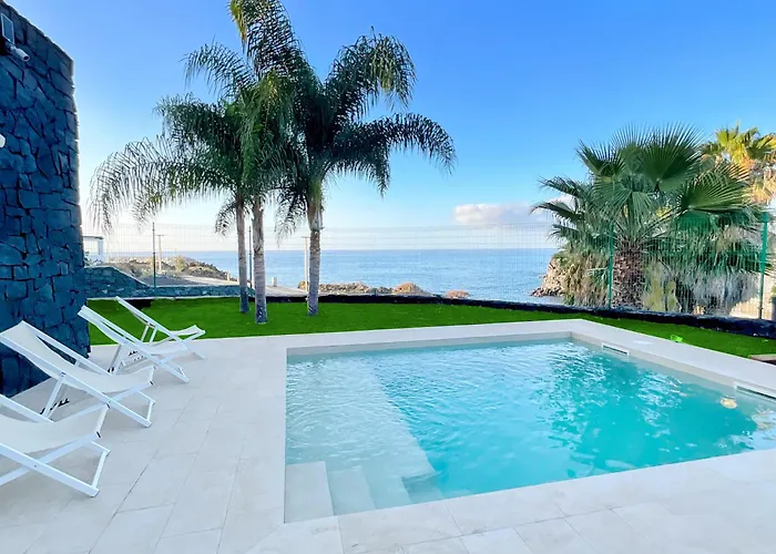 Luxury Oceanview De Nava With Heated Private Pool * San Miguel de Abona