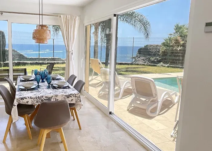 Luxury Oceanview De Nava With Heated Private Pool Willa San Miguel de Abona
