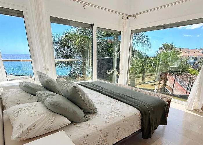 Luxury Oceanview De Nava With Heated Private Pool Willa San Miguel de Abona