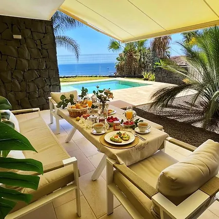 Luxury Oceanview De Nava With Heated Private Pool Vila San Miguel de Abona