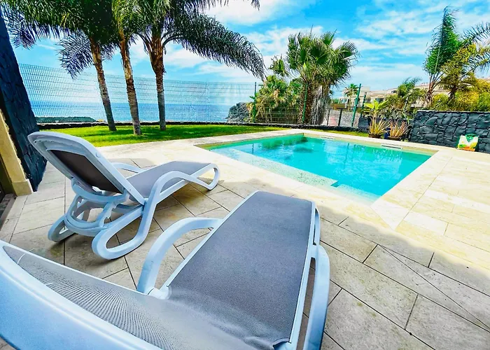 Villa Luxury Oceanview De Nava With Heated Private Pool San Miguel de Abona