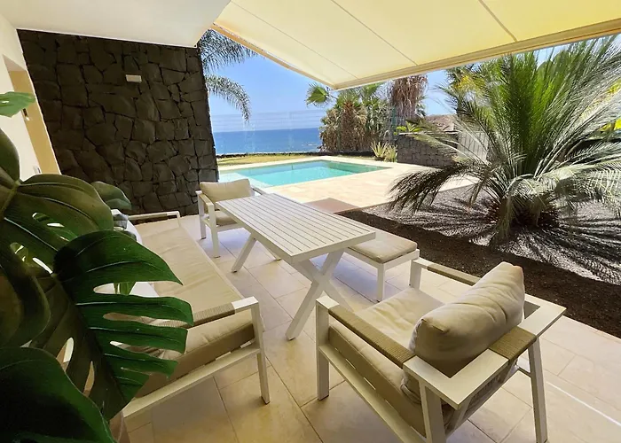 Luxury Oceanview De Nava With Heated Private Pool * San Miguel de Abona