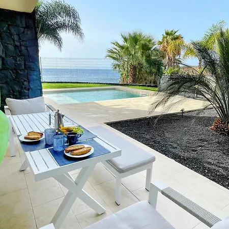 别墅 Luxury Oceanview De Nava With Heated Private Pool 圣米格尔德阿沃纳