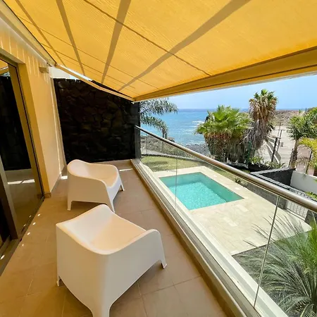 别墅 Luxury Oceanview De Nava With Heated Private Pool 圣米格尔德阿沃纳