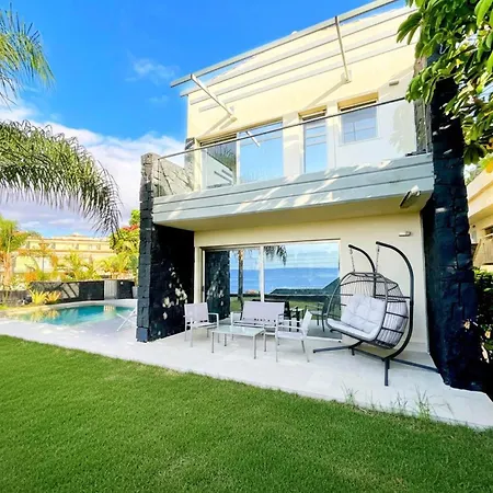 别墅 Luxury Oceanview De Nava With Heated Private Pool 圣米格尔德阿沃纳